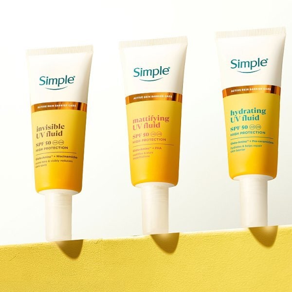 Simple Invisible Uv Fluid Spf50 40Ml