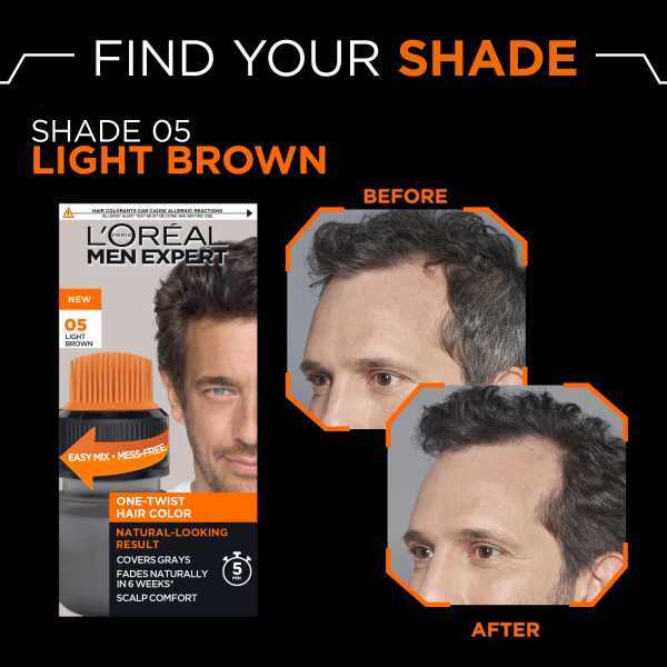 L'Oreal Men Expert Semi-Permanent Hair Colour 05 Light Brown