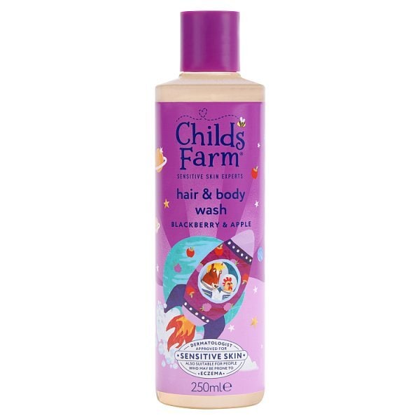 Childs Farm Hair & Body Wash, Blackberry & Apple 250Ml