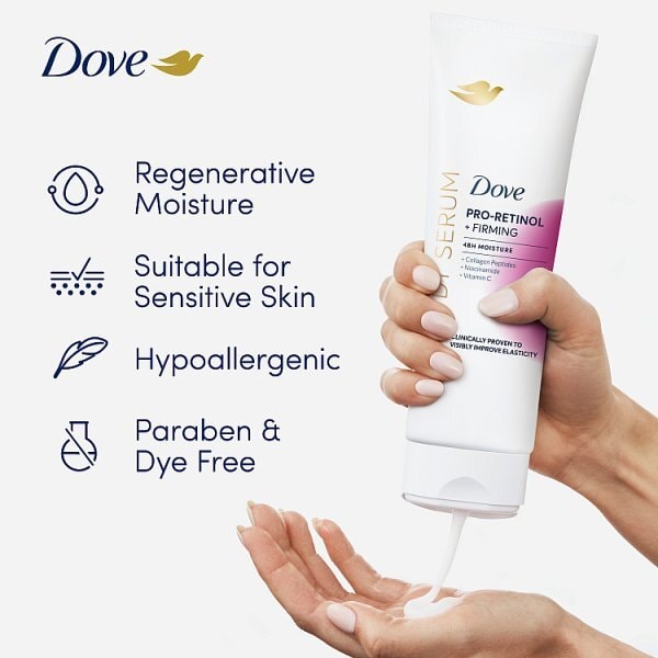 Dove Body Serum Lotion Pro Retinol+ Firming for Surface Renewing 200ml