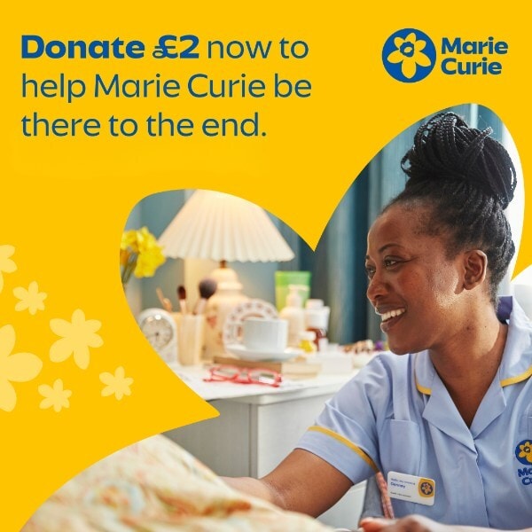 Marie Curie Web Donation £2