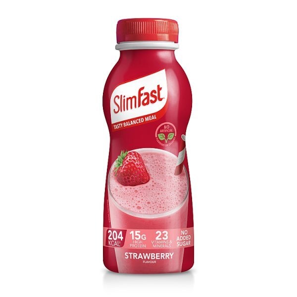 SlimFast Protein Summer Strawberry Flavour Shake 325ml