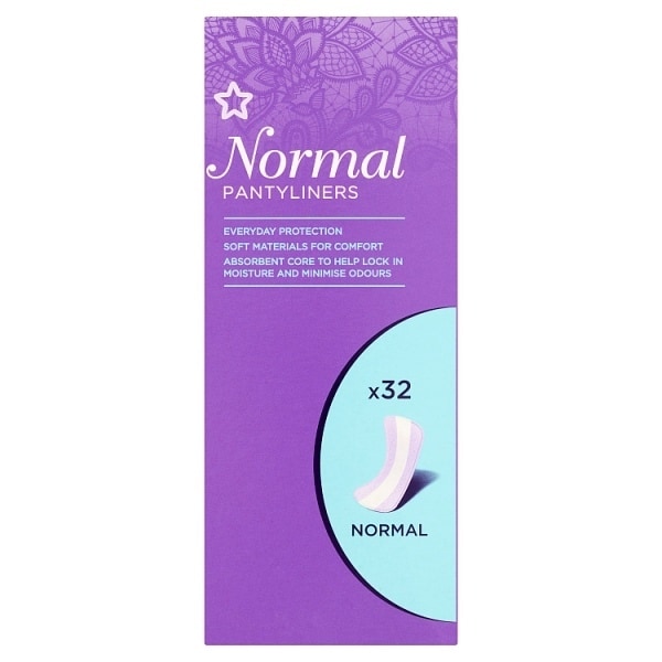 Superdrug Normal Pantyliner X32