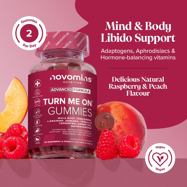 Novomins Turn Me On Gummies 60s