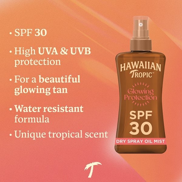 Hawaiian Tropic Dry Protective Oil Spray SPF30 200ml