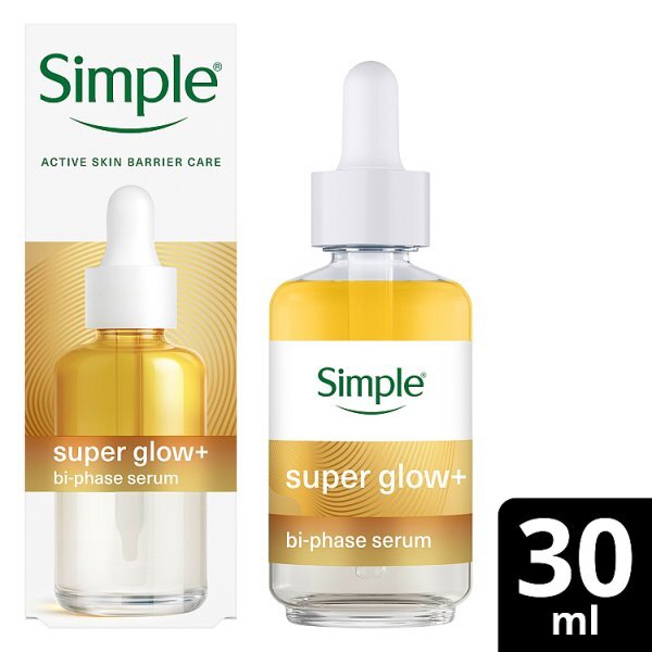 Simple Super Glow+ Bi-Phase Serum 30Ml