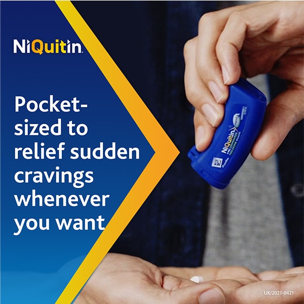 NiQuitin Minis Mint 1.5mg, 60 Lozenges- Quit Smoking Aid