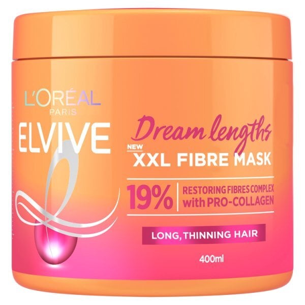 L'Oréal Paris Elvive Dream Lengths Xxl Fibre Mask 400ml