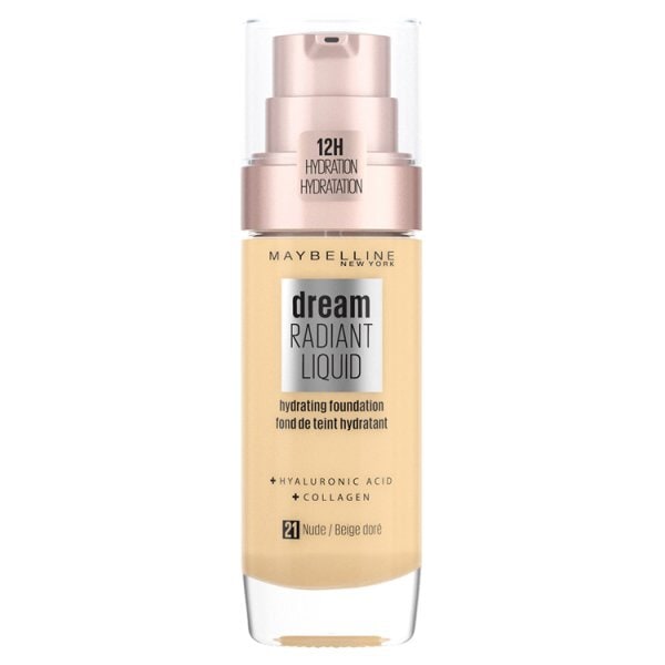 Maybelline Dream Radiant Liquid Foundation 21 Nude 30ml