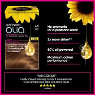 Garnier Olia 6.3 Golden Light Brown Permanent Hair Dye