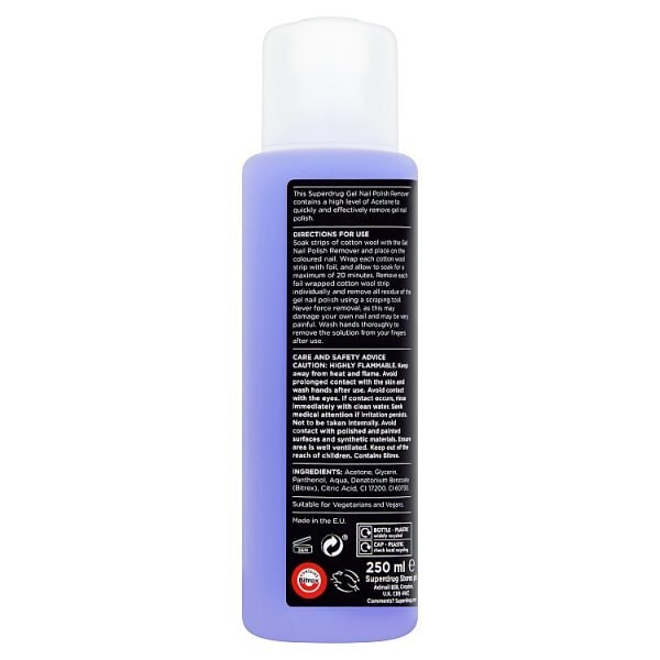 Superdrug Nail Polish Remover Gel 250ml