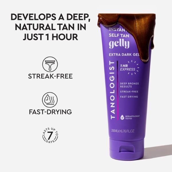 Tanologist Extra Dark Body Gel 1Hr Express