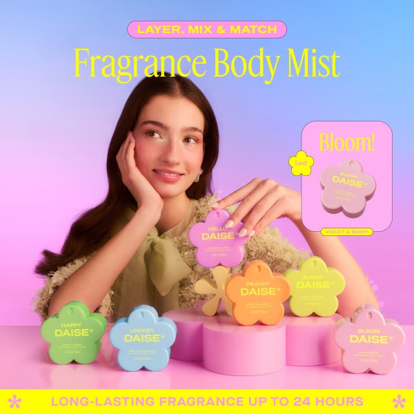 Daise Fragrance Body Mist Violet & Berry 100 Ml
