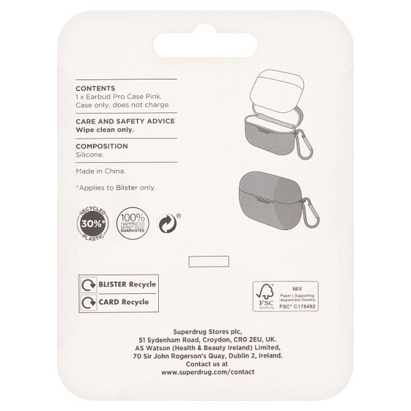 Superdrug Airpod Pro Case Pink