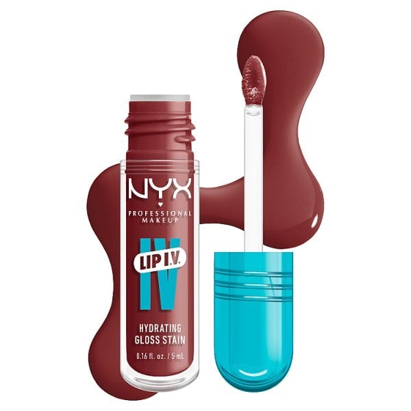 NYX Lip IV Hydrating Gloss Stain Lip Gloss Drippin' In Rose 5ml