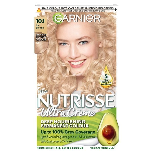 Garnier Nutrisse 10.1 Ice Blonde Permanent Hair Dye