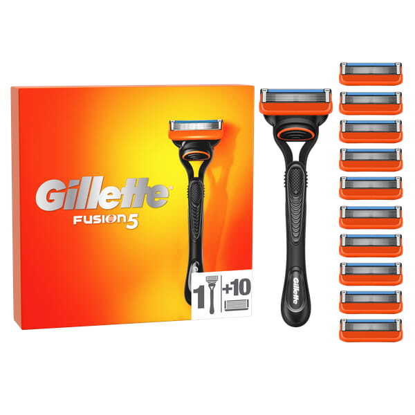 Gillette Fusion5 Men's Razor, 10 Count