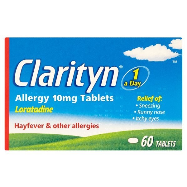 Clarityn Allergy & Hayfever Prescription Strength 60 Tablets