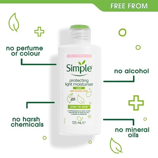 Simple Kind to Skin Protecting Light Moisturiser SPF15 125ml