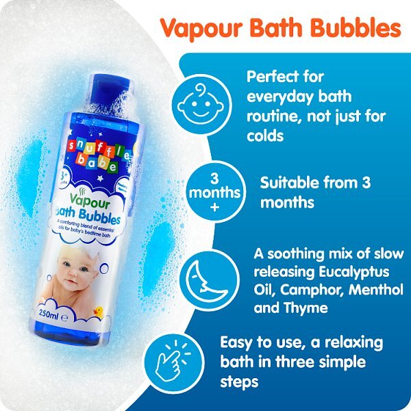 Snufflebabe Bubble Vapour Bath 250Ml