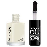 Rimmel Nail Polish 60 Second White Hot Love 8ml