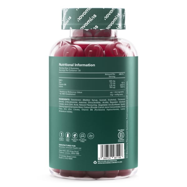 Novomins Nad+ Gummy 60