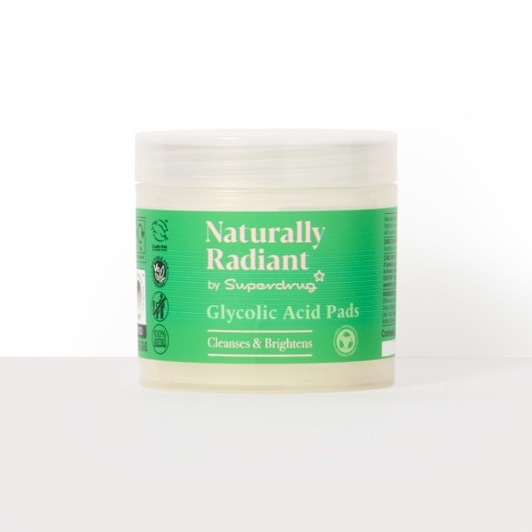 Naturally Radiant Glycolic Acid AHA Exfoliating Pads x60
