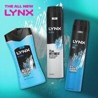 Lynx Deodorant Bodyspray Aerosol Ice Chill 250ml