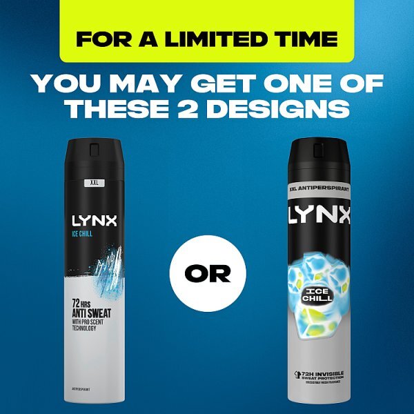 Lynx Anti-Perspirant Deodorant Spray,Xxl Ice Chill 250ml