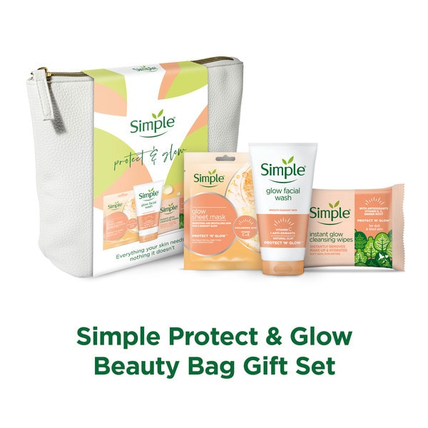 Simple Skin Protect & Glow Bag Set