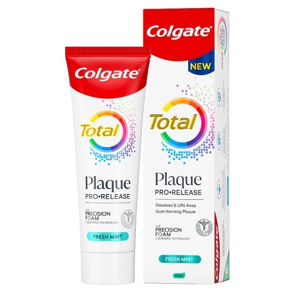 Colgate Total Plaque Pro-Release Fresh Mint Toothpaste 75ml