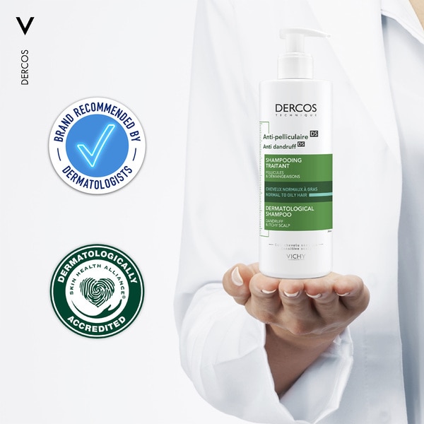 Vichy Dercos Anti-Dandruff Shampoo Oily Hair and Scalp 390ml