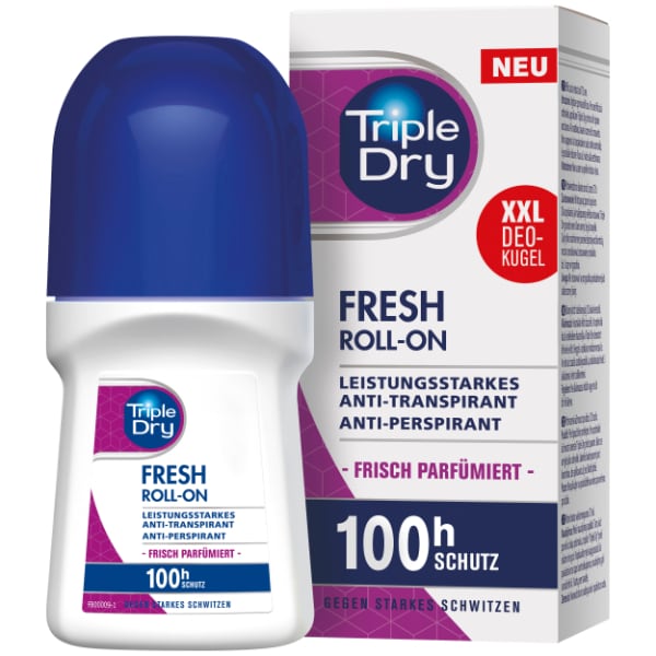Triple Dry 100-hour Fresh Roll On 50ml