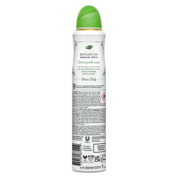 Dove Bridgerton Anti-Perspirant Aerosol Love & Meadows 200 ml