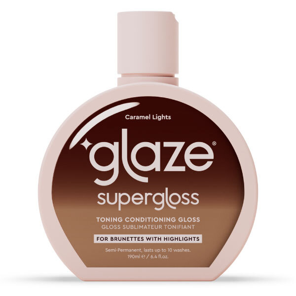 Glaze Supergloss Toning Conditioning Gloss Caramel Lights 190ml