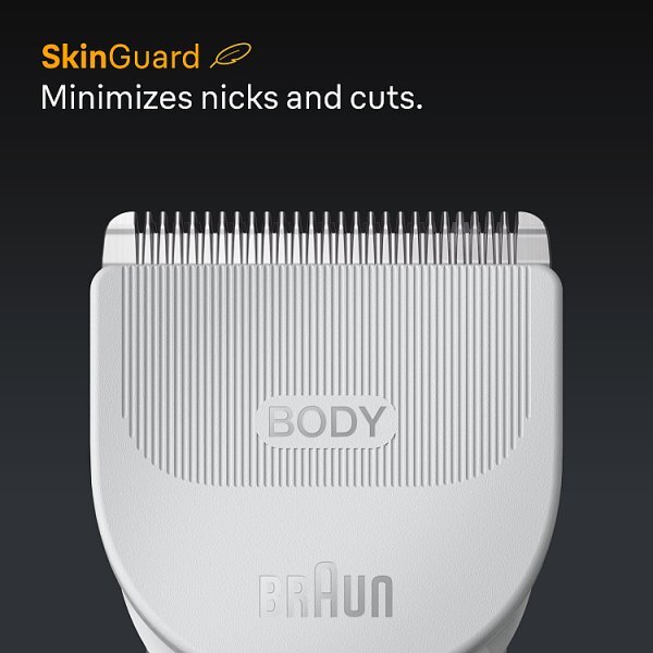 Braun Body Groomer, +6 Tools, Trim & Shave Hair, Bg5550