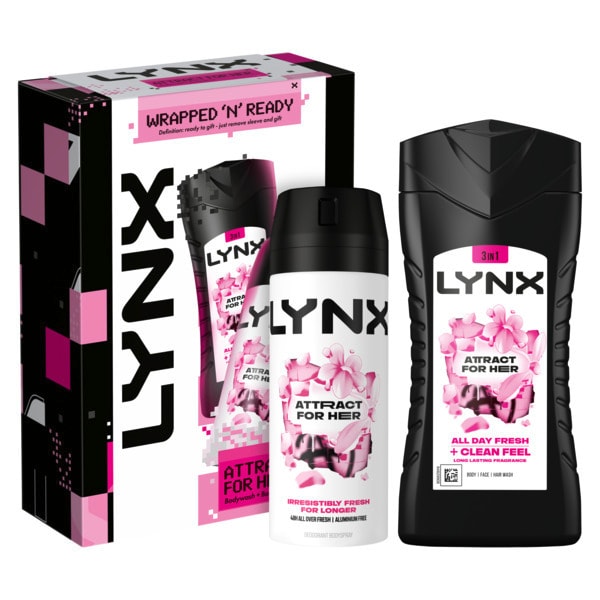 Lynx Attract For Her Body Care Duo Gift Set