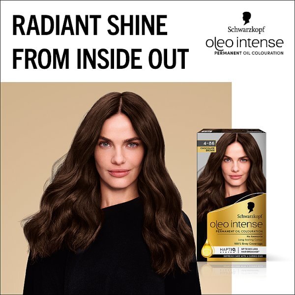 Schwarzkopf Oleo Intense Chocolate Brown Permanent Hair Dye