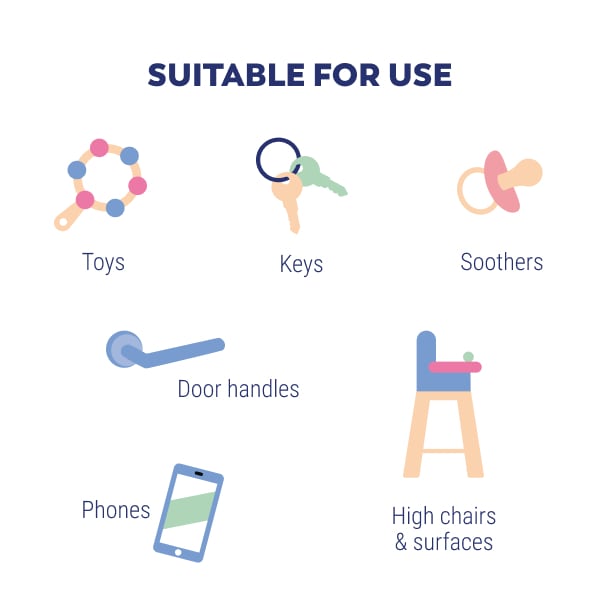 Milton Antibacterial Surface Wipes x30