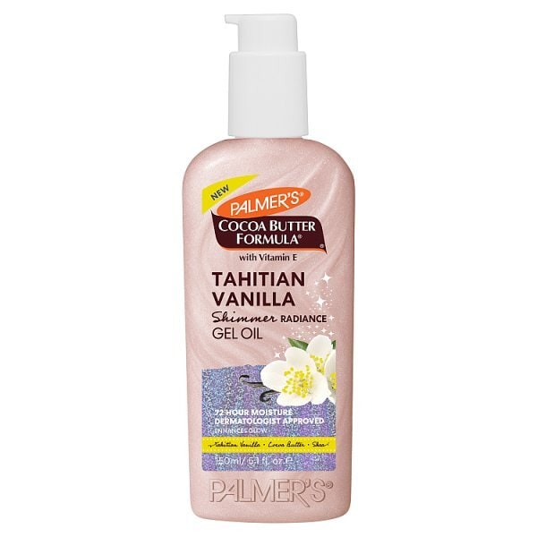 Palmer's Tahitian Vanilla Shimmer Gel Oil 150Ml