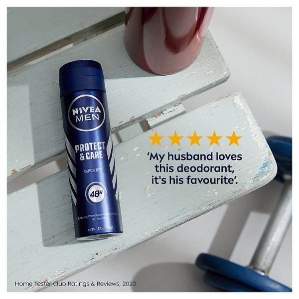 NIVEA MEN Anti-Perspirant Deodorant Spray Protect & Care