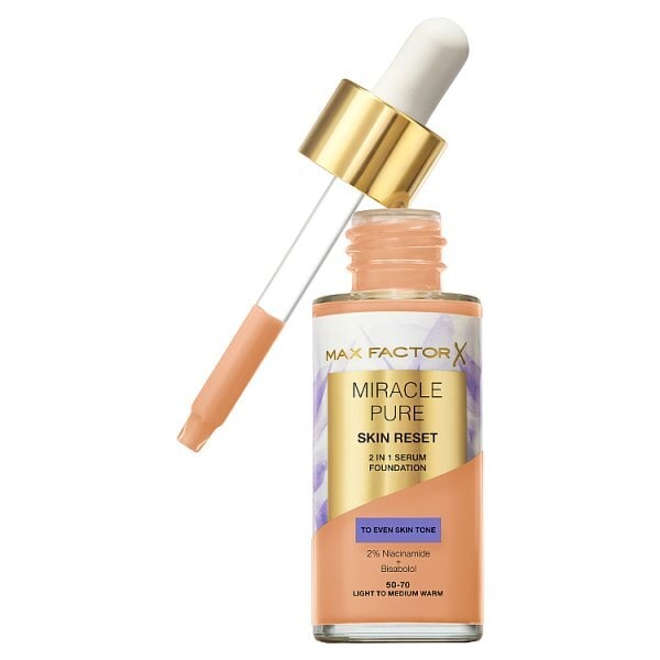 Miracle Pure Serum Foundation Light to Medium Warm 30ml