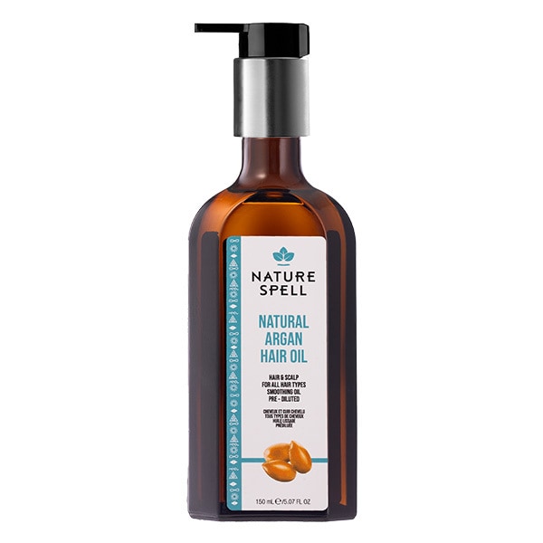Nature Spell Natural Argan Hair Oil with Pump