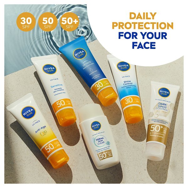 DNR Nivea Sun Derma Blemish Control Sun Fluid Spf50+ 40Ml