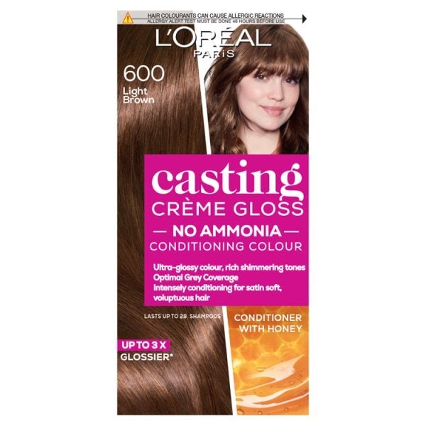 Casting Creme Gloss 600 Light Brown Semi Permanent Hair Dye