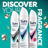 Sure Antiperspirant Deo Aerosol Nonstop Invis Aqua 150ml