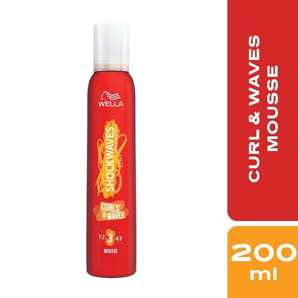 Wella Shockwaves Curls and Waves Mousse, 200 ml