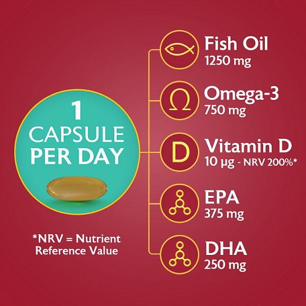Seven Seas Omega-3 Extra Strength with Vitamin D