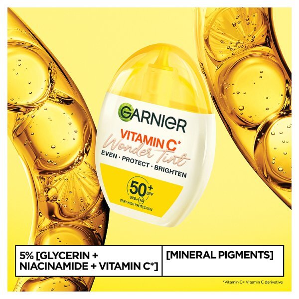 Garnier Vitamin C Wonder Tint SPF50+ Light Shade for Even Tone 40ml