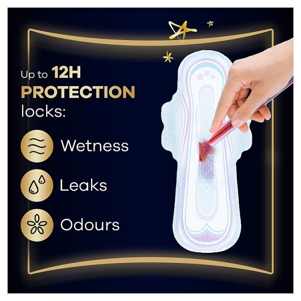 Always Ultra Sanitary Towels Secure Night (S4) Wings